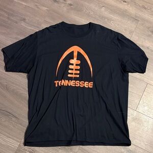 Tennessee football Black and Orange Men's T-Shirt 2x
